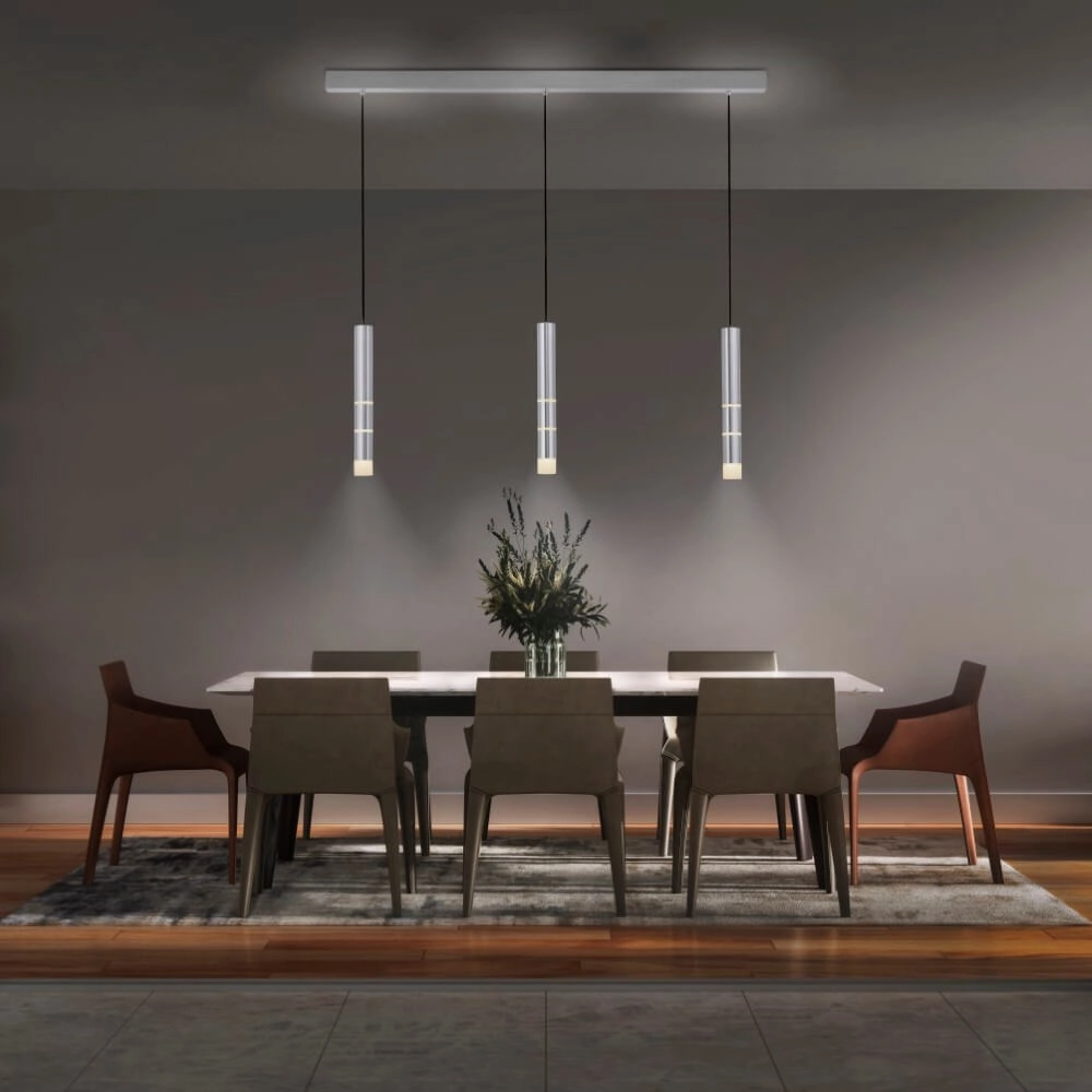 Aluminium hanglamp Pure Vega 3-lichts Paul Neuhaus 4012248357590