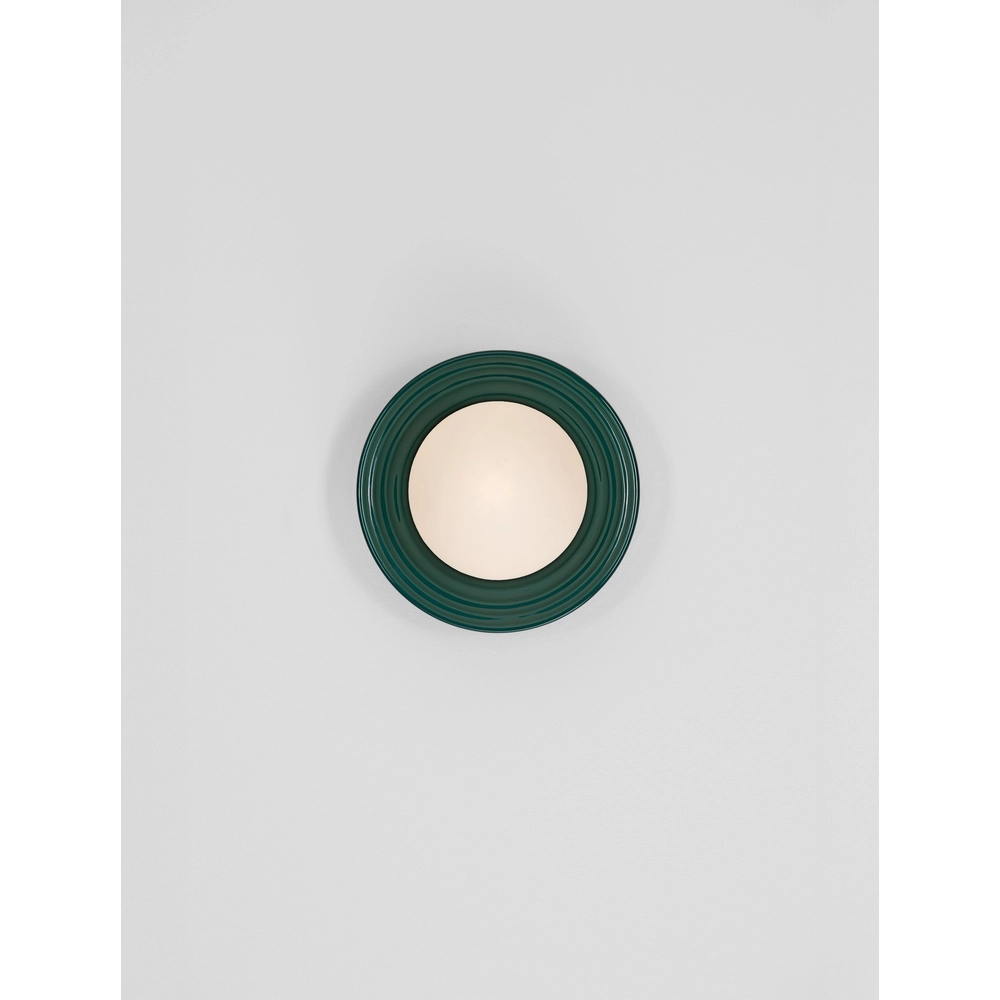 Wandlamp Orbique groen Ø 16cm Lyora 5212017483928
