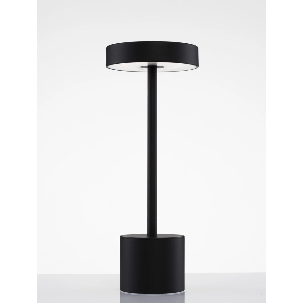 Design tafellamp Fumo oplaadbaar zwart Lyora 5212017434753