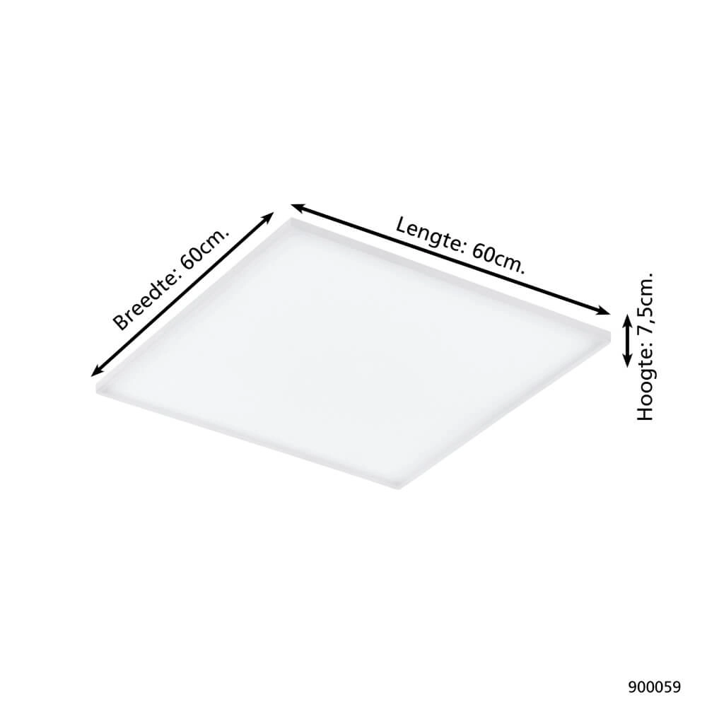 Plafonnière Zigbee Turcona-Z 60x60cm wit Eglo 9008606221950