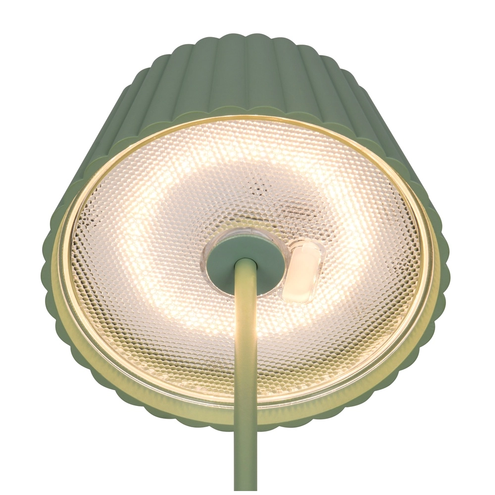 Vloerlamp Suarez pistache groen Trio 4017807601763