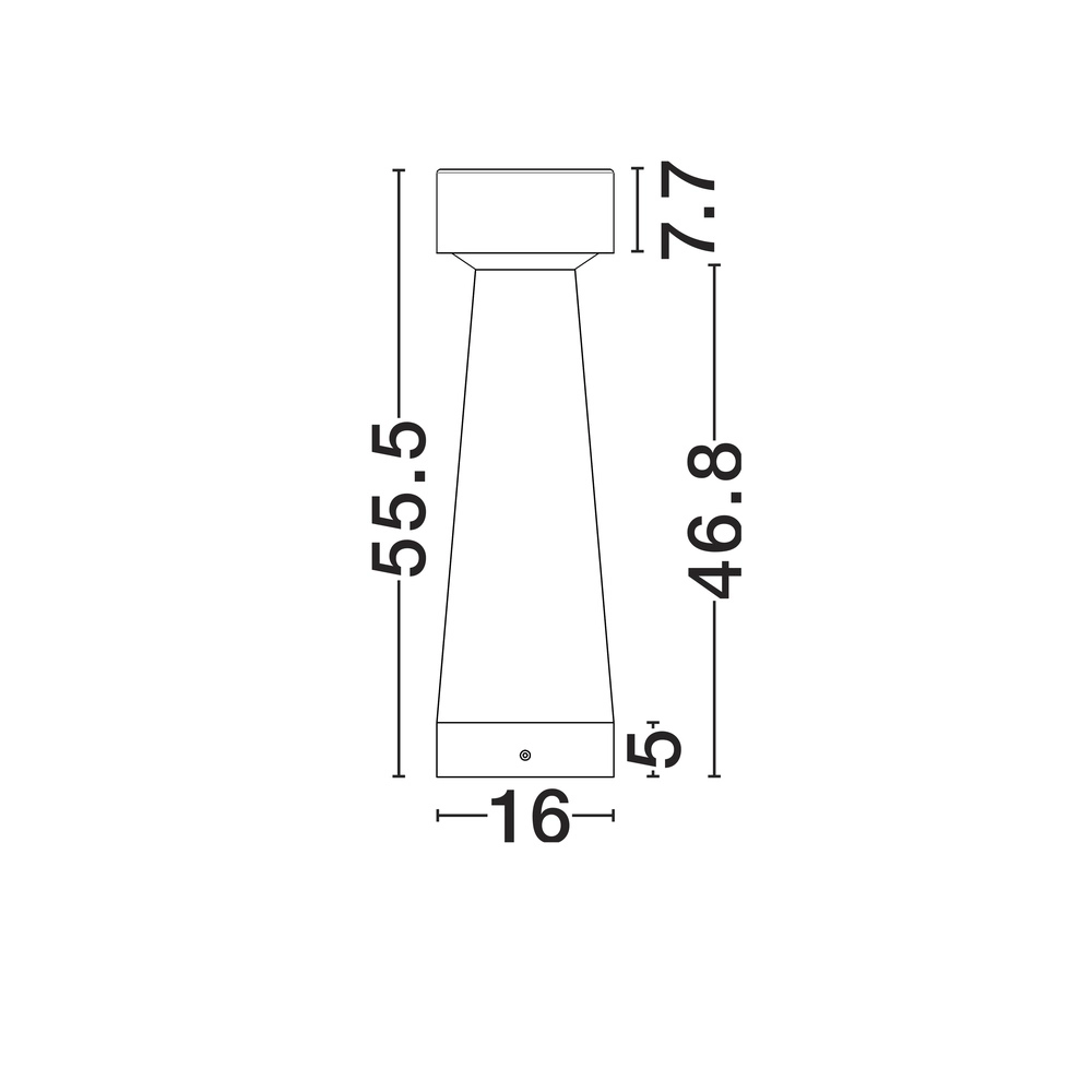 Tuinlamp Lua 55,5cm Lyora 5212017469113