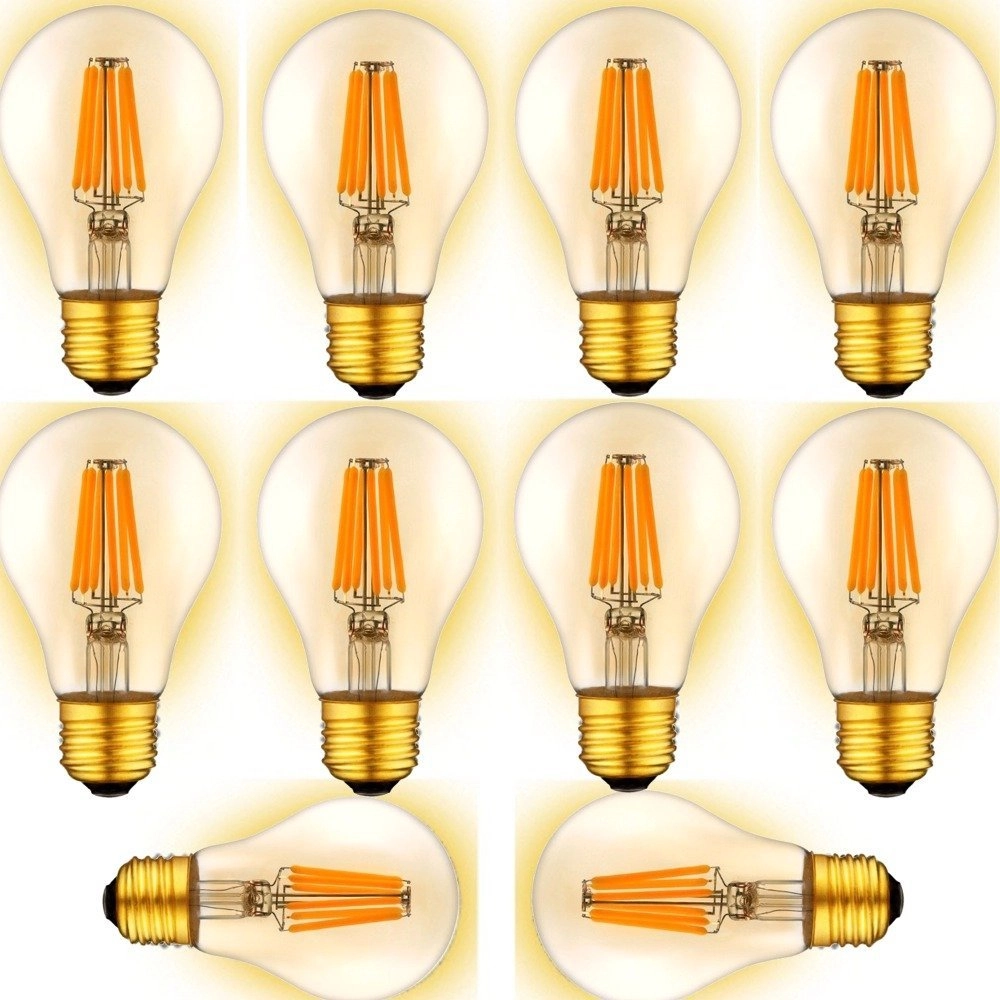 Gloeidraad led lampen 4W - E27 - Led (10 x) filament Gloeidraad led lampen 4W - E27 - Led (10 x) filament