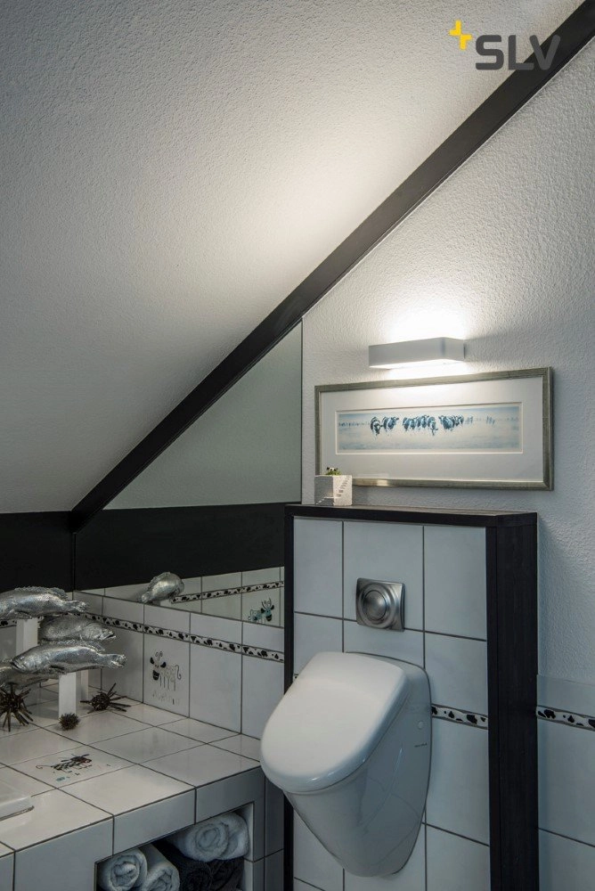 Hoekige WL 149 R7S wandlamp wit SLV 4024163127400
