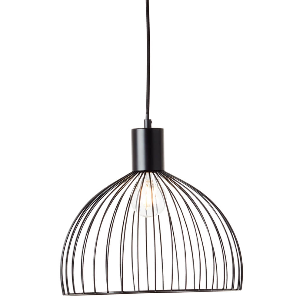 Hanglamp Blacky zwart Ø 30cm