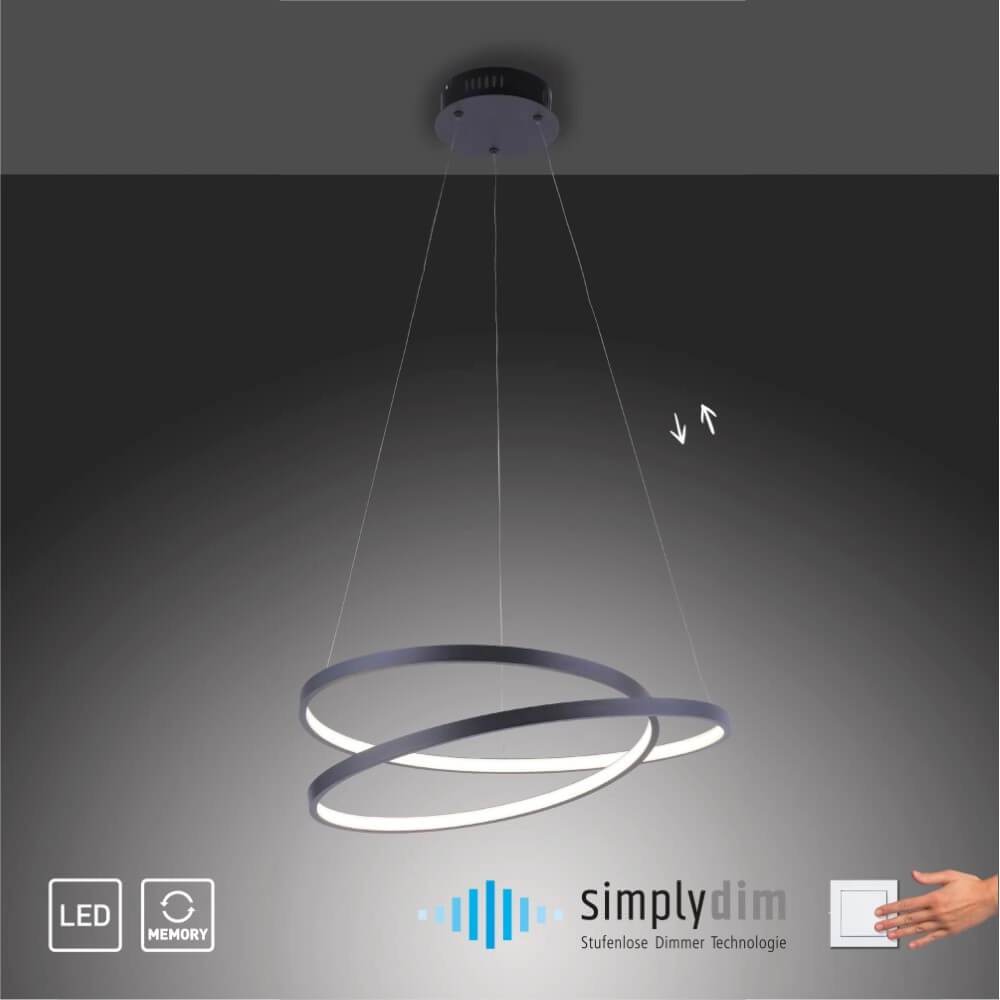 Hanglamp Roman design Paul Neuhaus 4012248324028