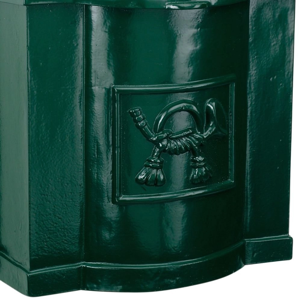 Brievenbus Postbox B21 muurbus - zwart KS Verlichting 8714732172141