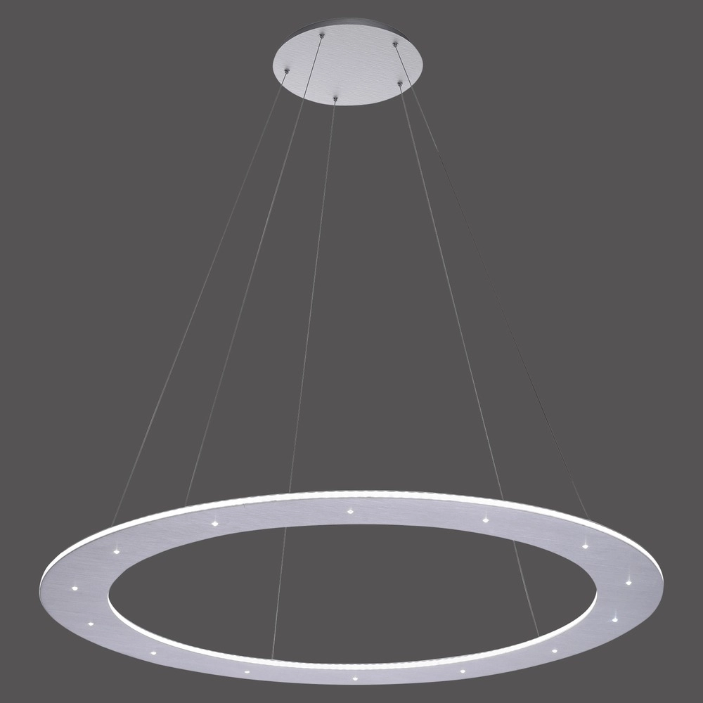 Led hanglamp Pure Cosmo geborsteld metaal - Ø 75cm