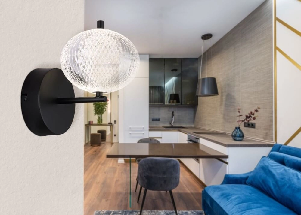 Design wandlamp Ceps zwart Globo 9007371446544