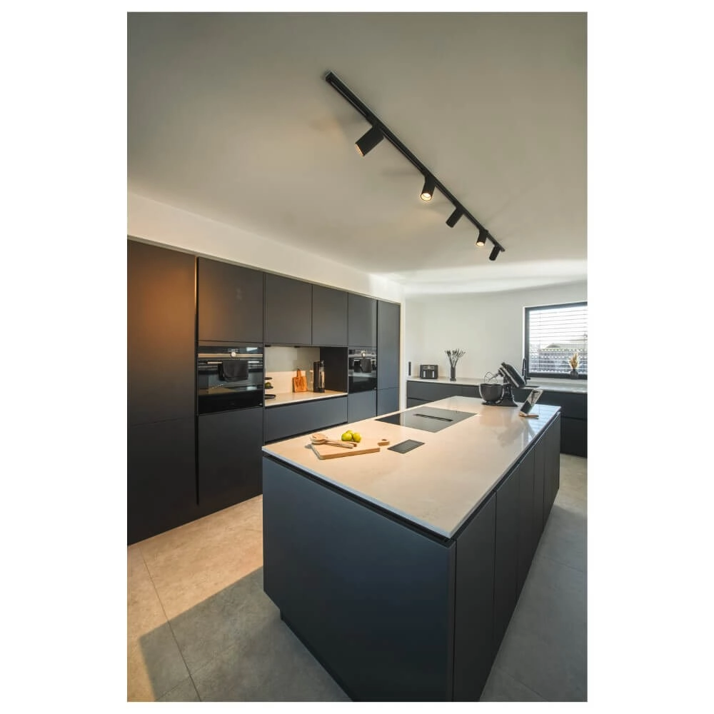 Railspot Asto Tube 1-fase - zwart - 1x GU10 SLV 4024163265959