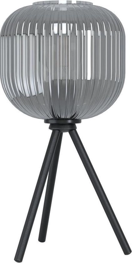 Smoke glazen tripod lamp Mantunalle 1
