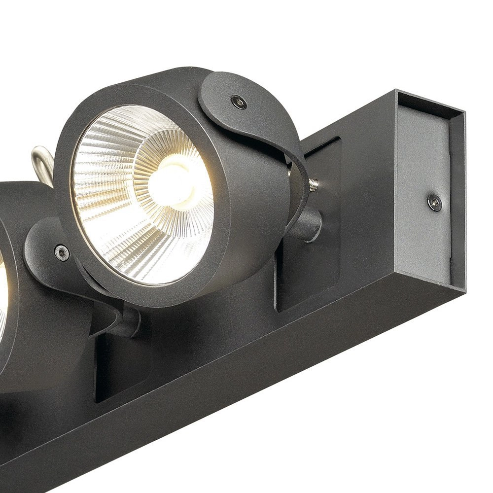 Richtbare spots Kalu Led 3-lichts - 3x47w zwart SLV 4024163177481