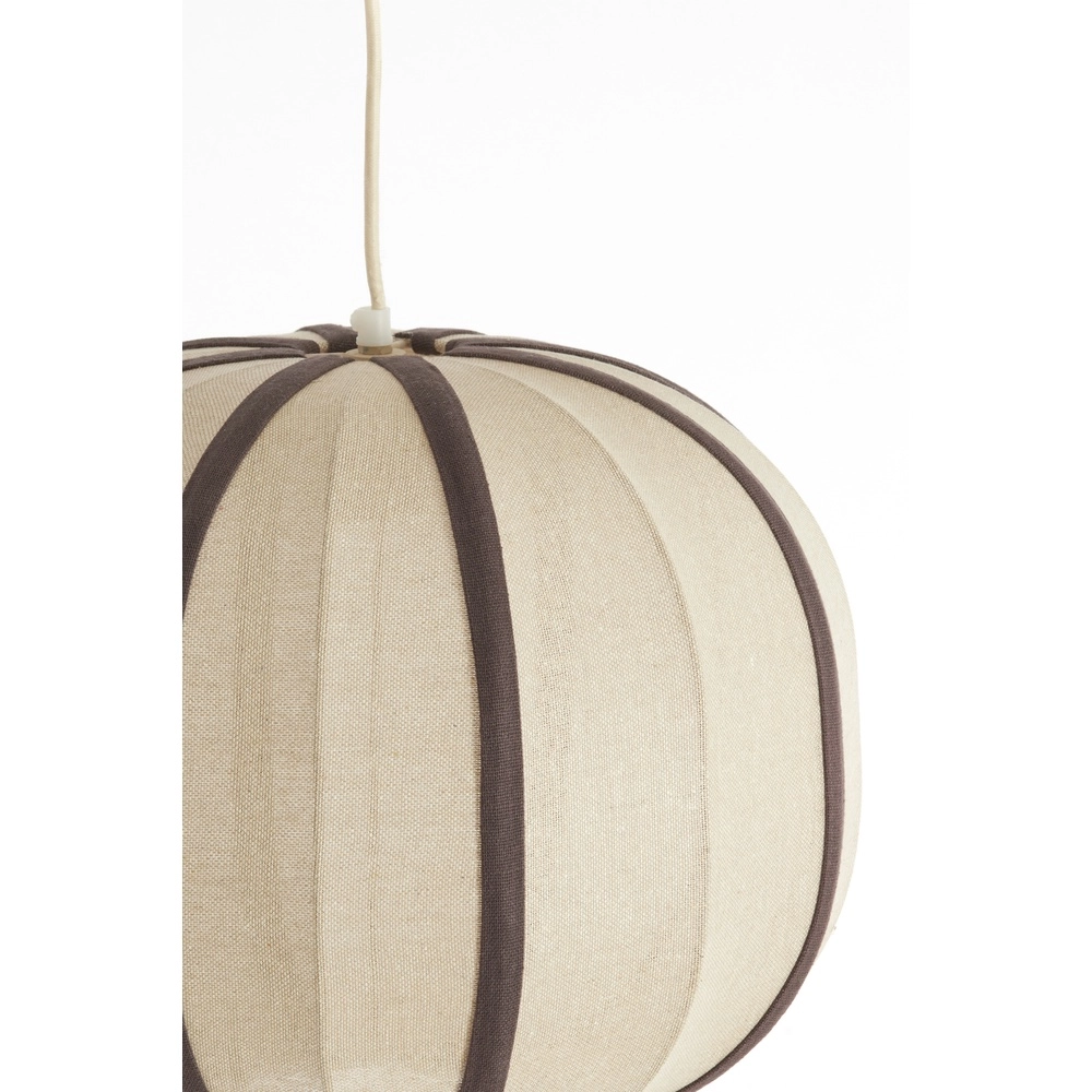 Japandi hanglamp Esmiria Ø 40cm - donker bruin Light & Living 8717807835934