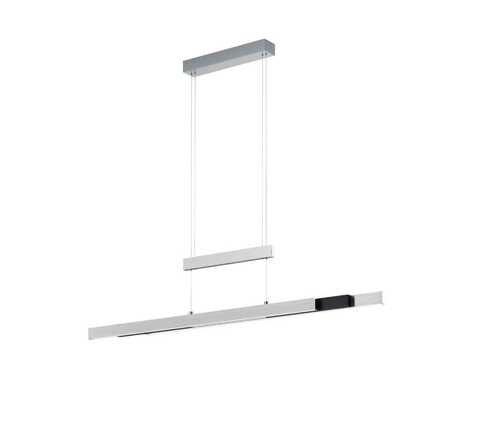 Hanglamp Trajan geborsteld metaal Trio 4017807504439