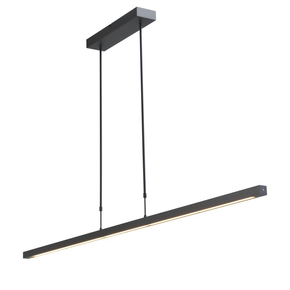 Hanglamp eettafel - kantoor Real 3 160cm zwart Masterlight 8718121181981