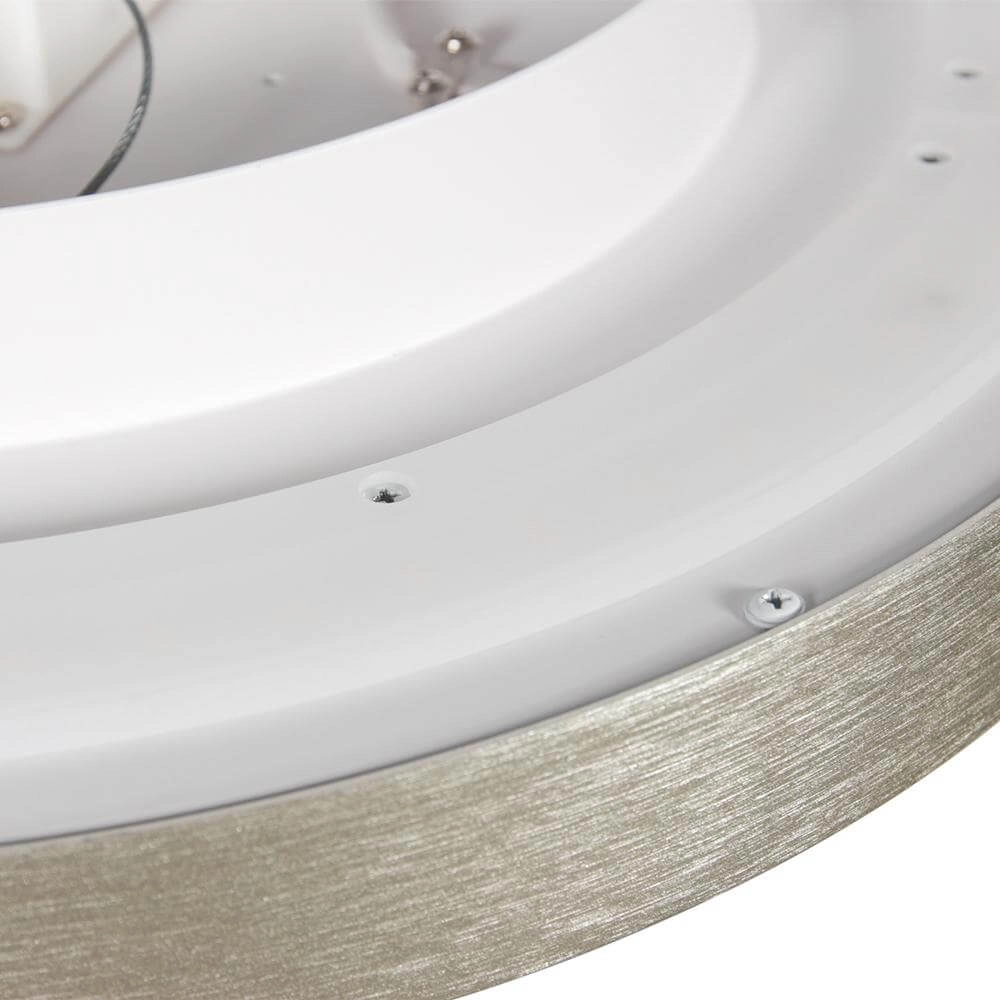 Strakke plafondlamp Flady metaal Ø 50cm Steinhauer 8712746176230