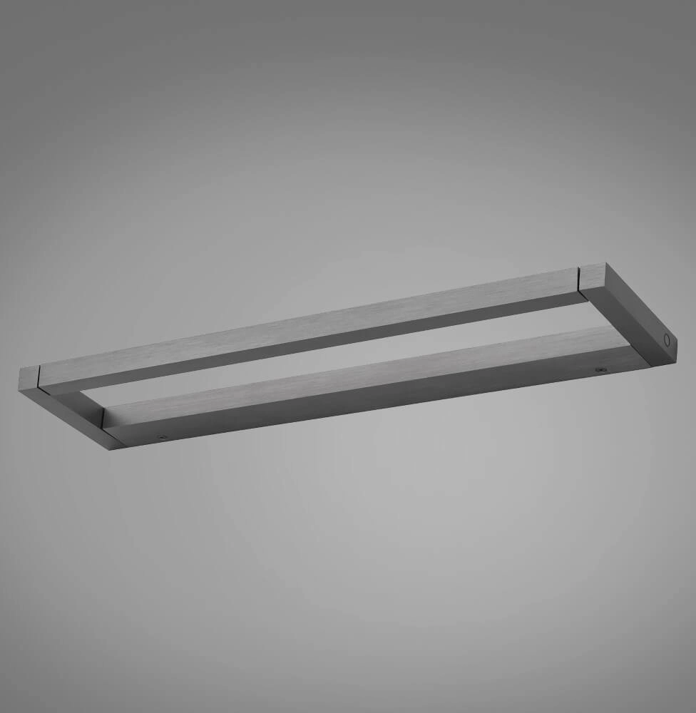 Strakke wandlamp Pure Puro grijs 50cm Paul Neuhaus 4012248384206