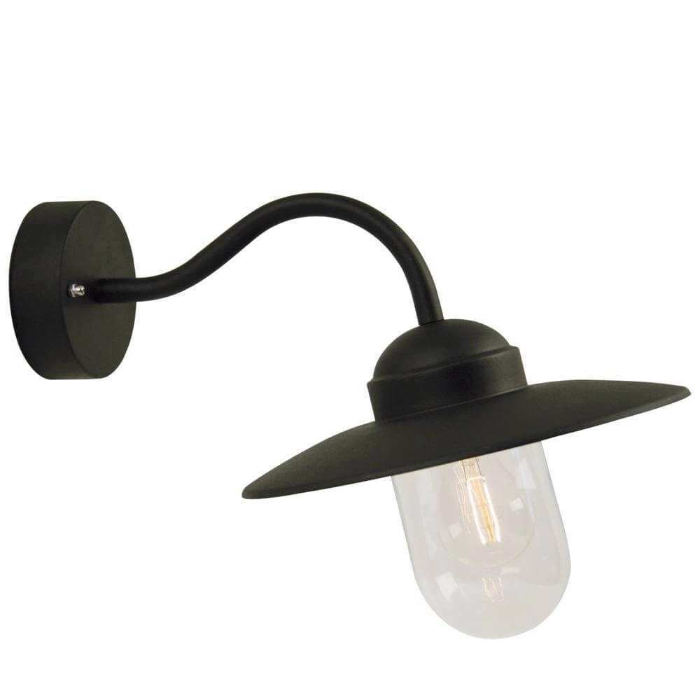 Klassieke wandlamp Luxembourg zwart