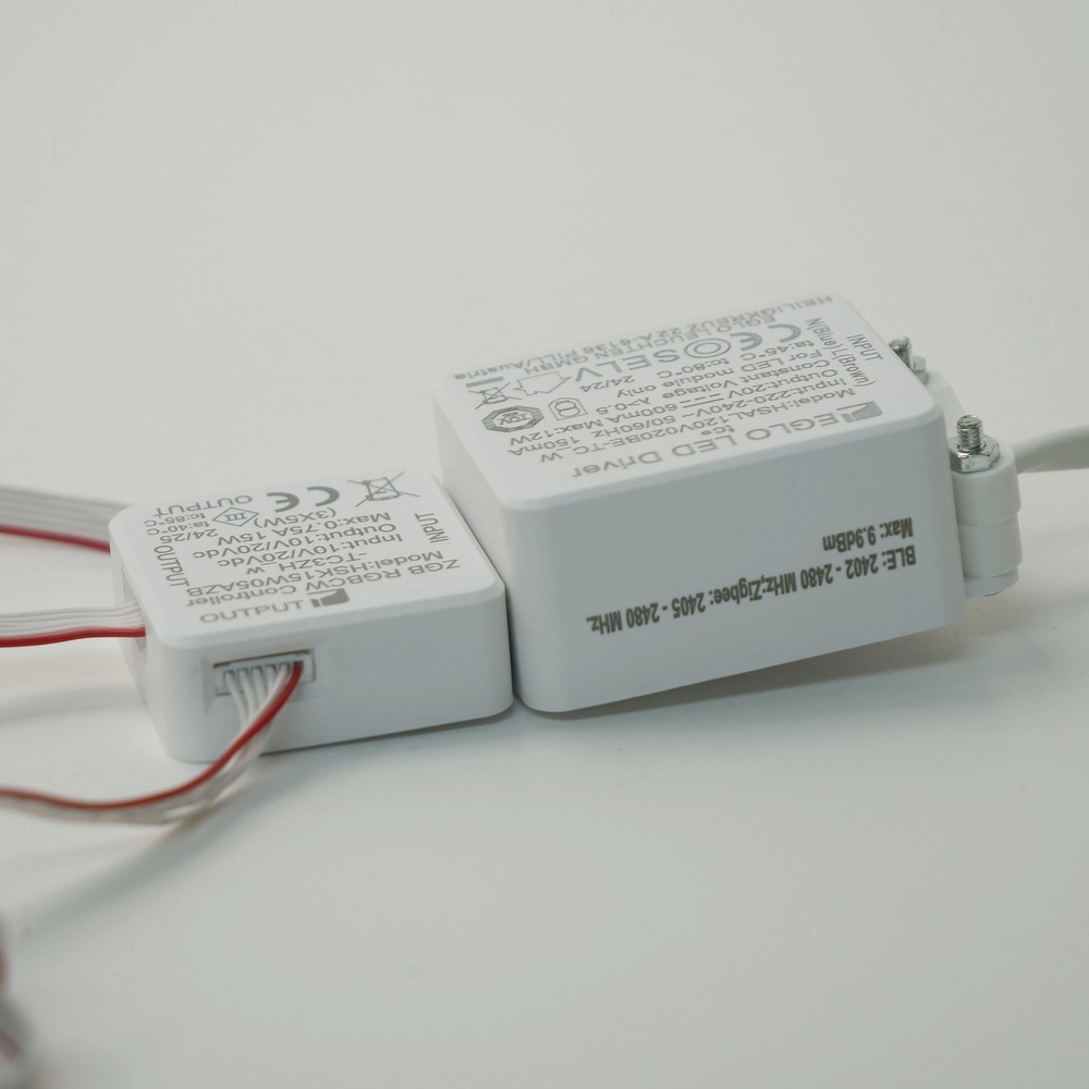 IP44 inbouwspot Fueva 6-Z Zigbee - zwart - Ø 8,8cm Eglo 9008606330966