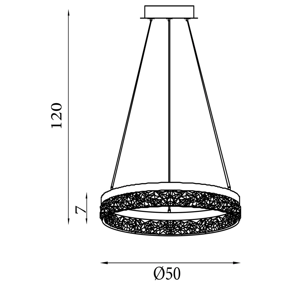 Hanglamp Madeleine Ø 50cm Searchlight 5053423301495