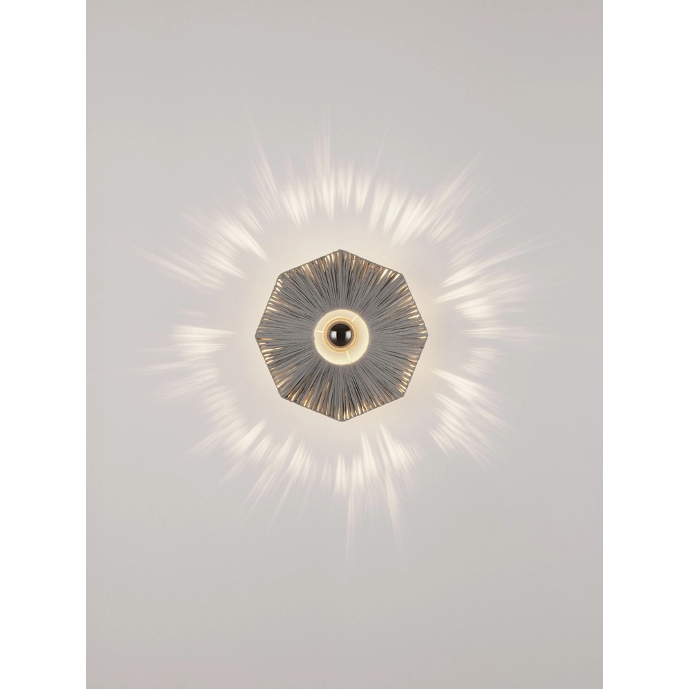 Wandlamp Elvio grijs Ø 30cm Lyora 5212017493866