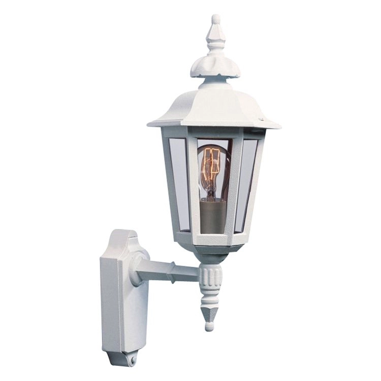 Klassieke muurlamp Pallas Up wit Klassieke muurlamp Pallas Up wit