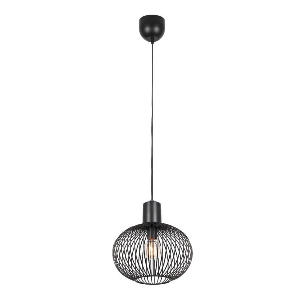 Draad hanglamp Gila Ø 33cm - zwart