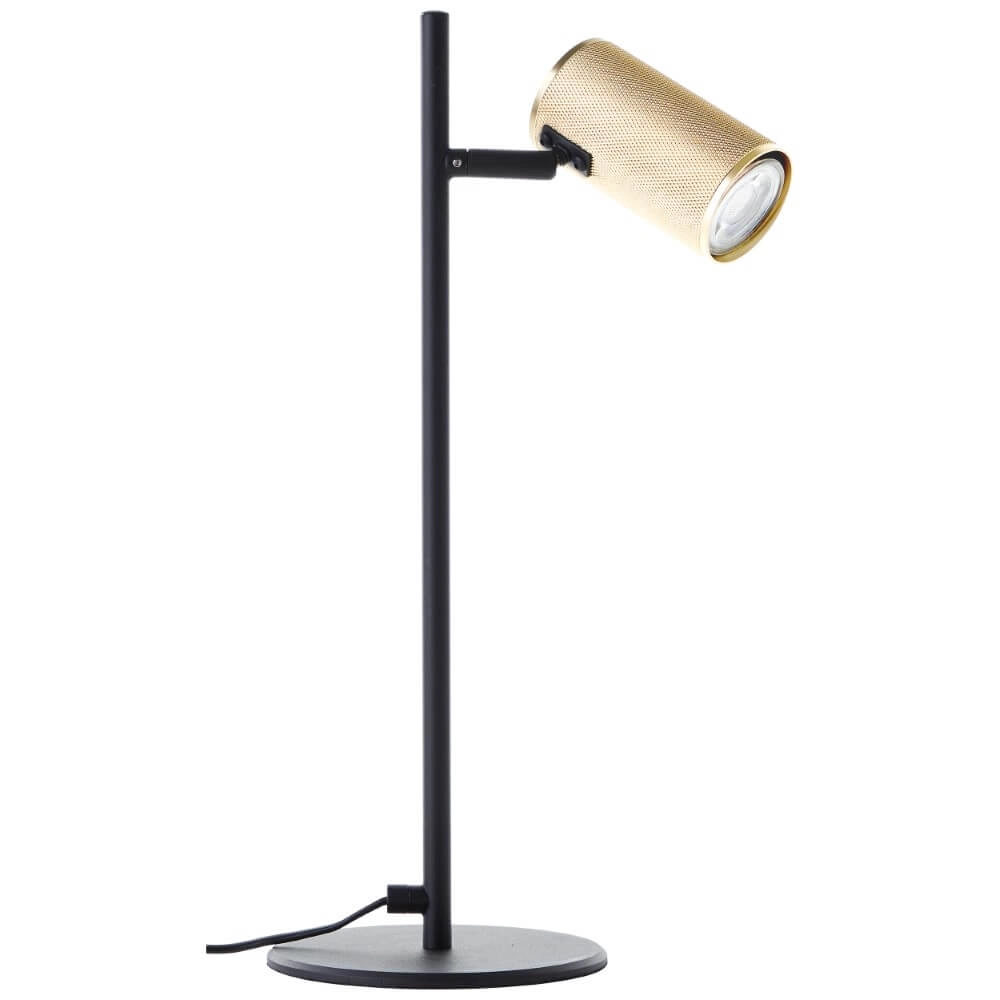 Zwart met gouden tafellamp Marty Brilliant 4004353438349