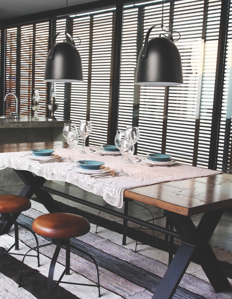 Zwarte hanglamp Cooper Ø 35cm Artdelight 8719831731046