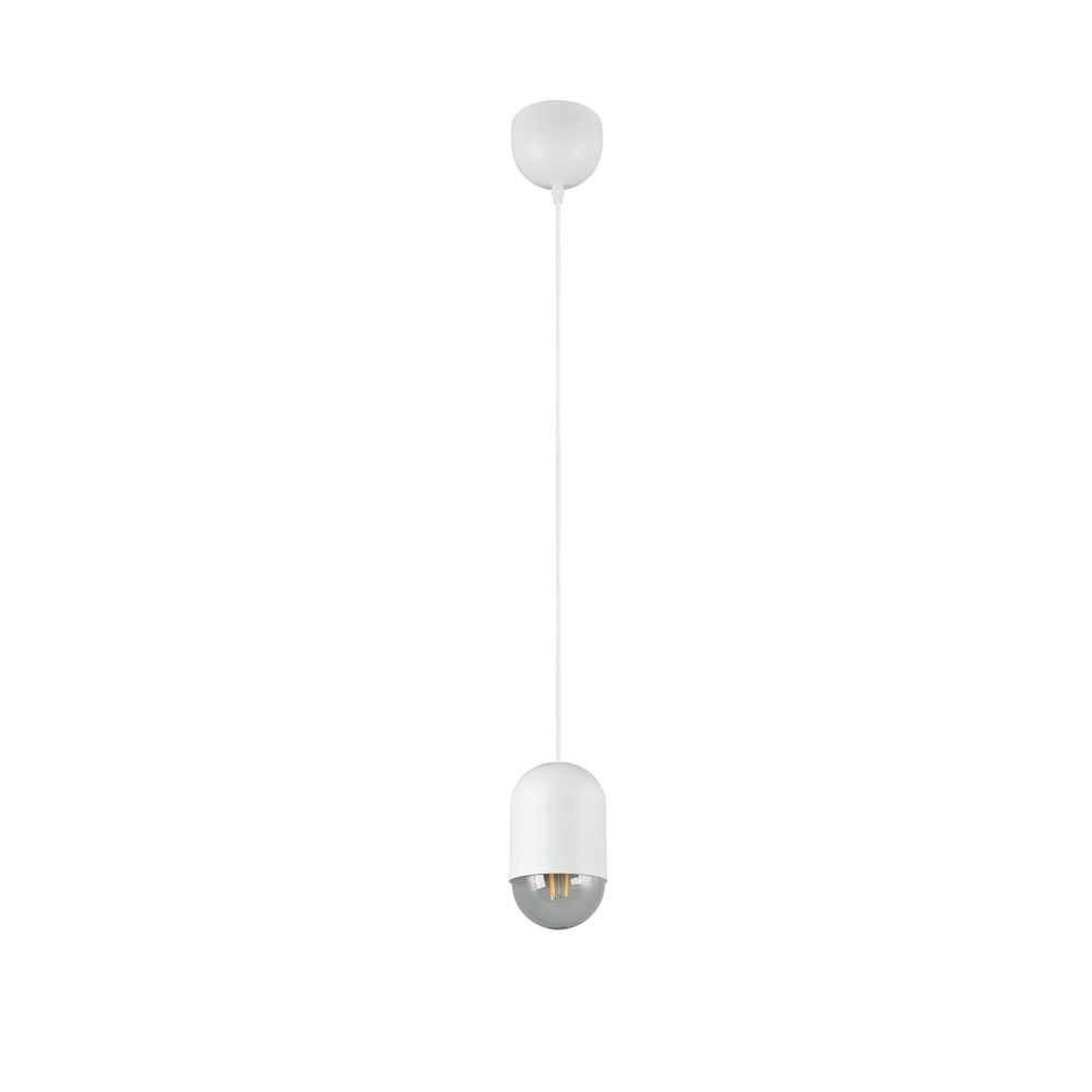 Unieke hanglamp Nara wit Ø 10,5cm Trio 4017807661798