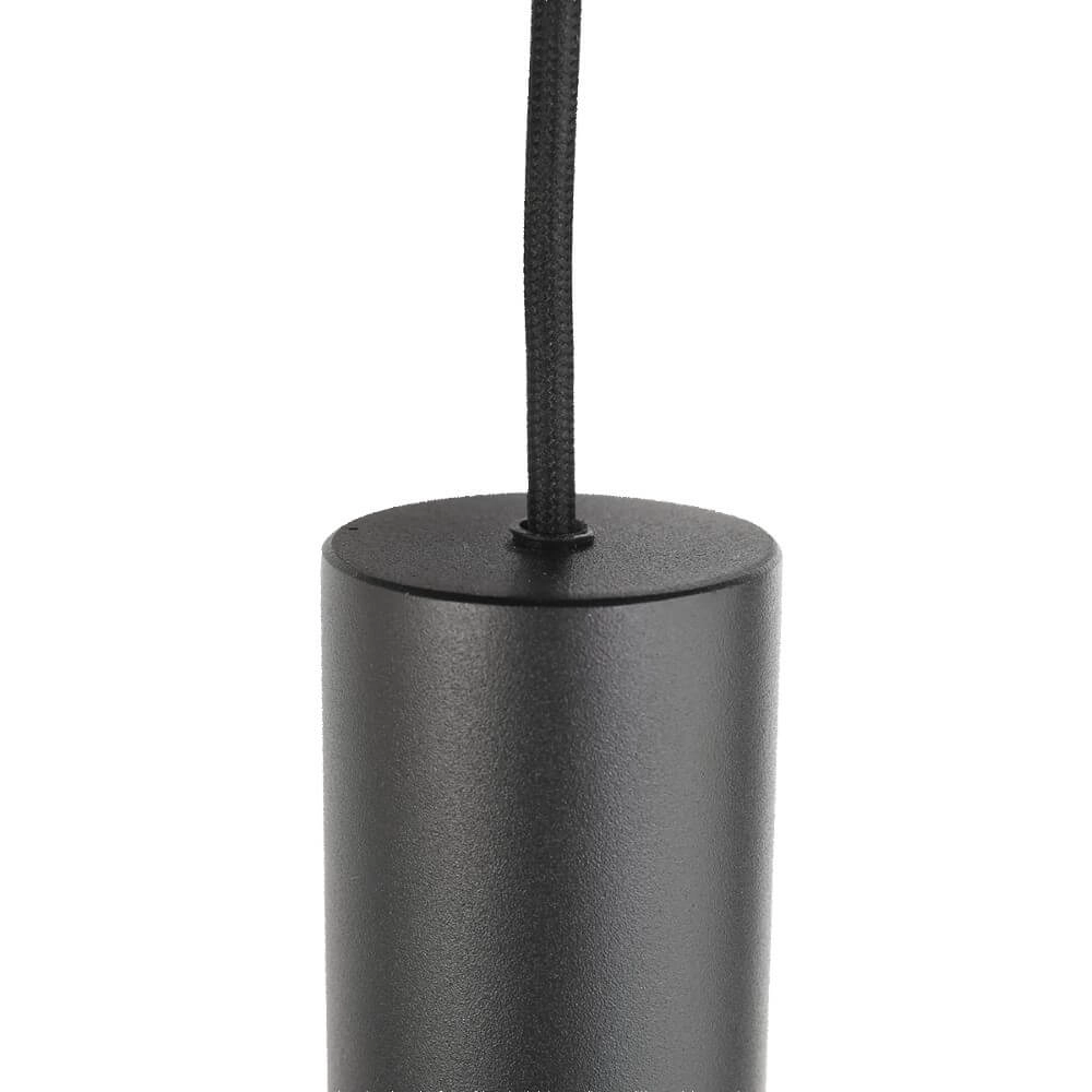 Vide hanglamp Bollique zwart met rookglas Steinhauer 8712746172997