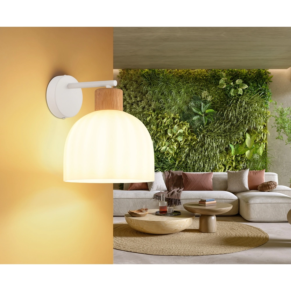 Wandlamp Swanson wit Globo 9007371583997