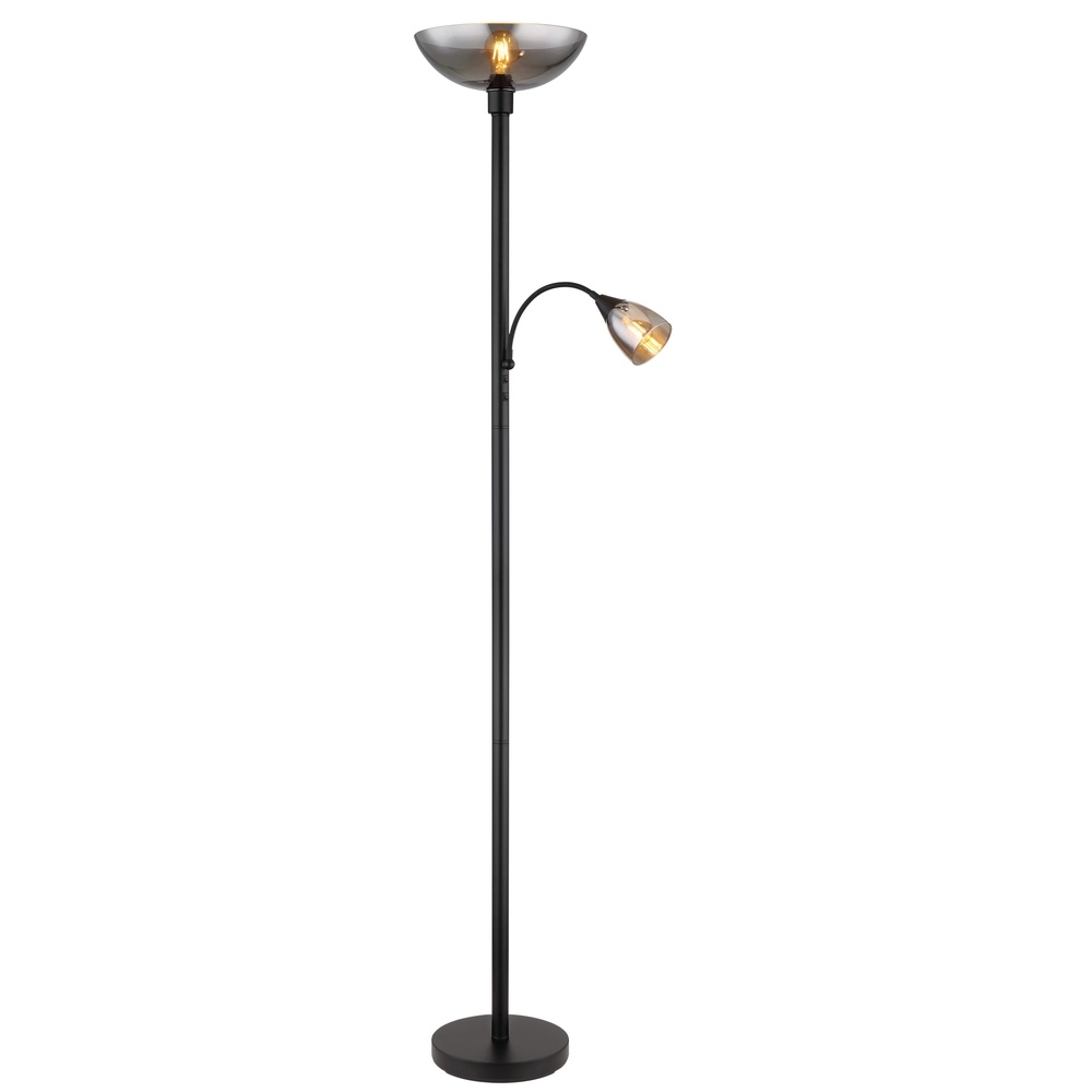 Vloerlamp Blade zwart