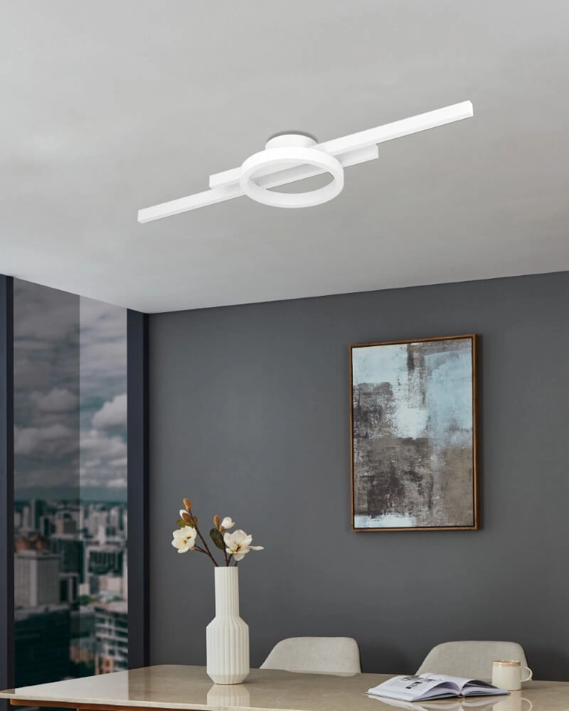 Zwarte led plafondlamp Amandolo Eglo 9008606275045