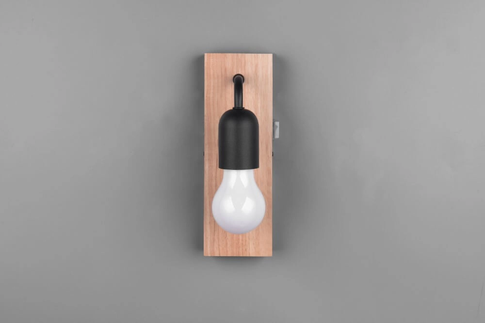 Landelijke badkamer wandlamp Arturo 1x E27 Trio 4017807615678