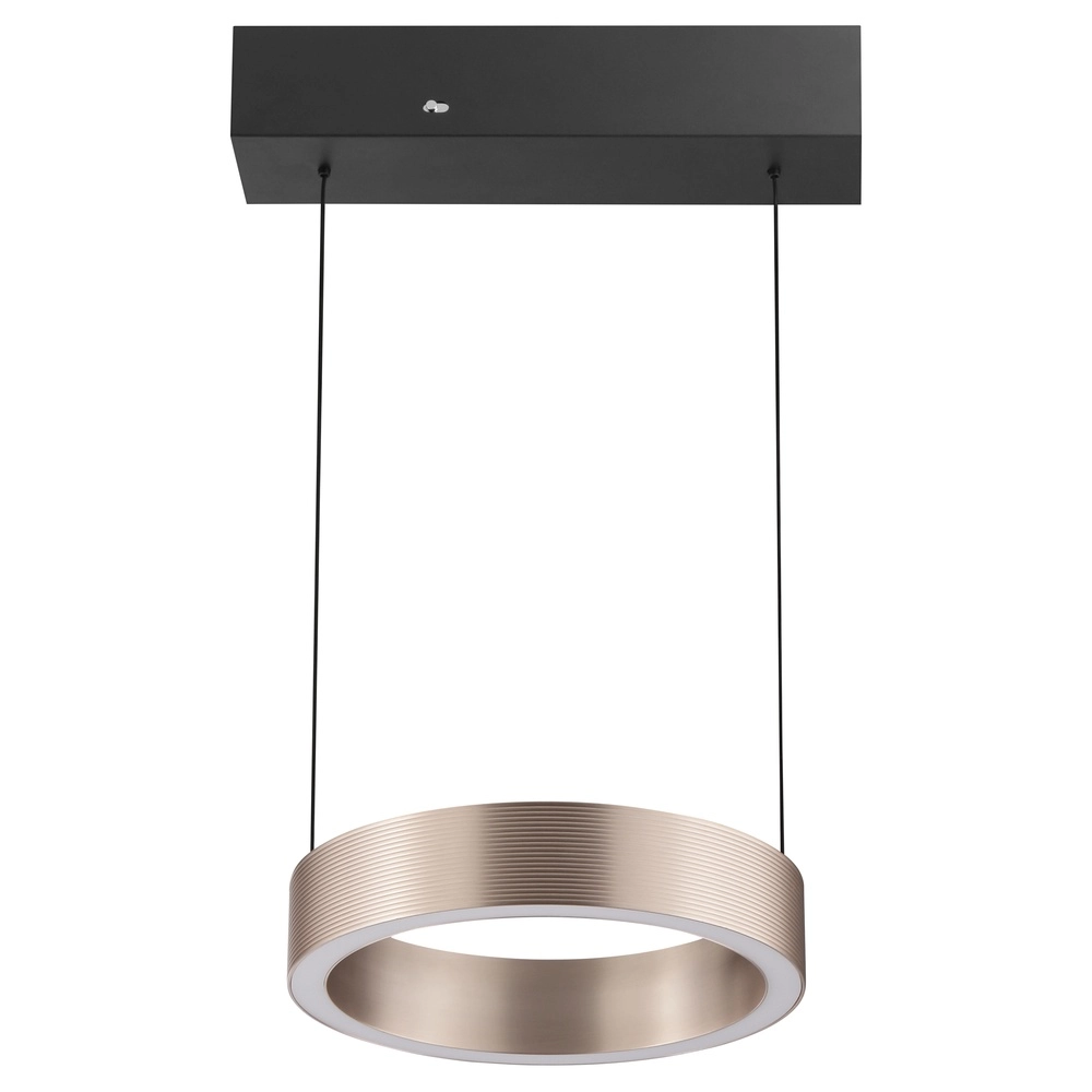 Design hanglamp Axion zwart met bruin Brilliant 4004353477188