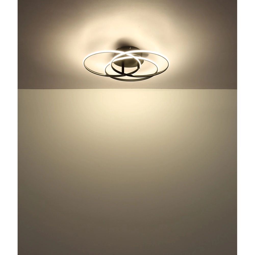 Design plafondlamp Kombos zwart Globo 9007371531479
