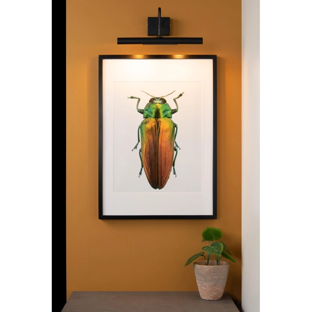 Schilderijlamp Vinz zwart Lucide 5411212452191