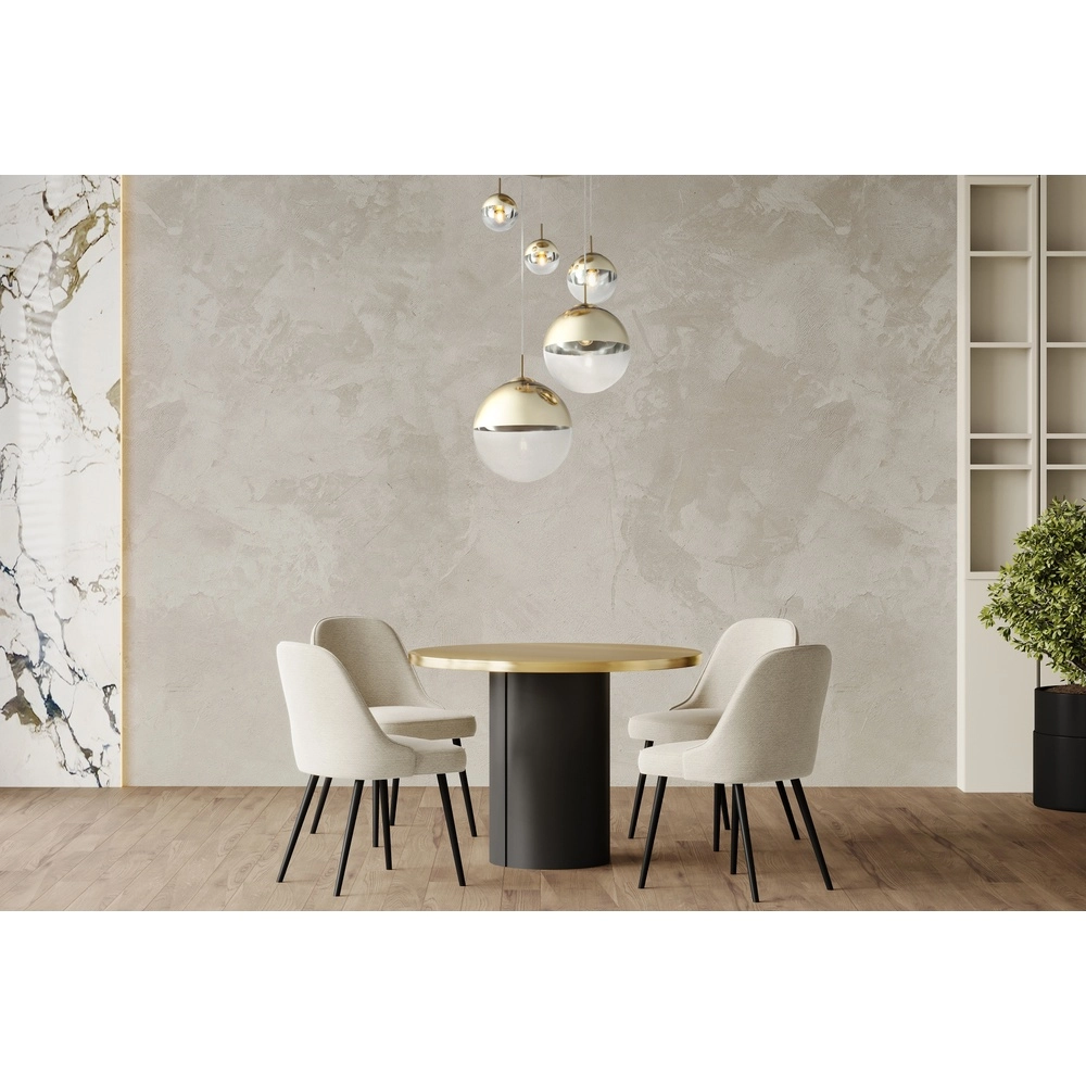 5-lichts hanglamp Varus goud Globo 9007371377466