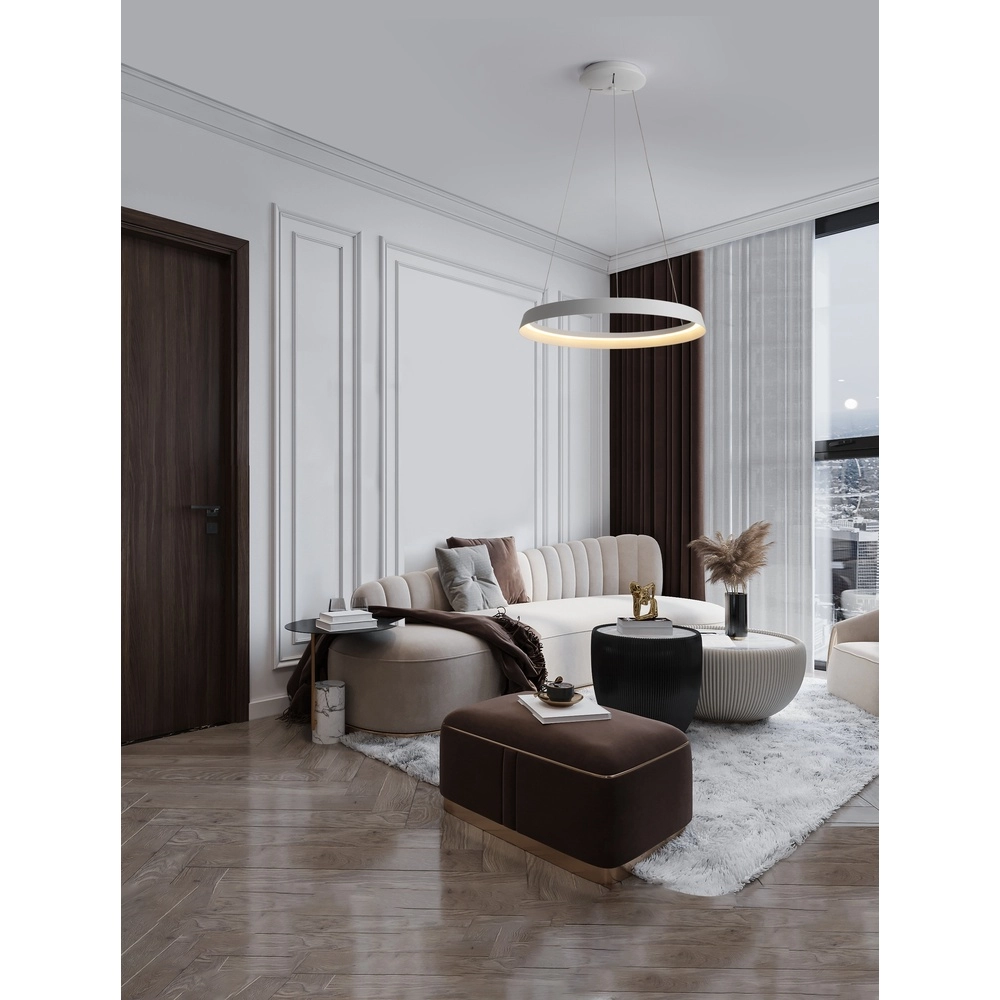 Design hanglamp Ormi Ø 60cm wit Lyora 5212017448828