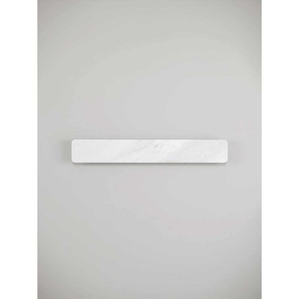 Strakke wandlamp Alyssa wit marmer Lyora 5212017495853