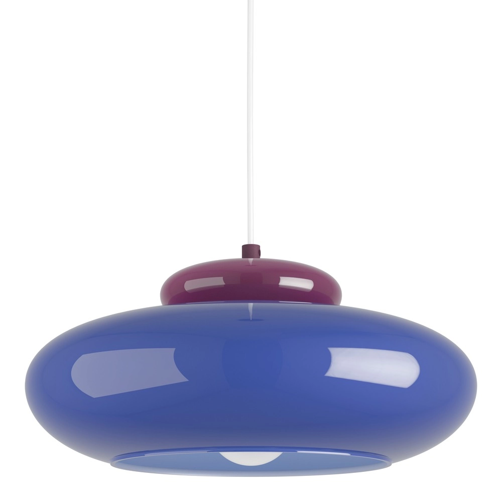 Design hanglamp Berardelli blauw met paars Ø 32cm Eglo 9008606405022