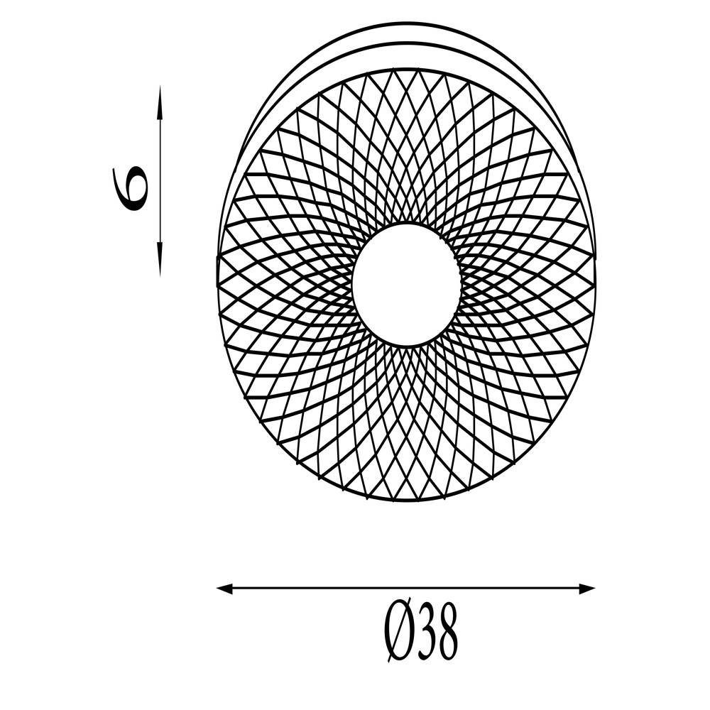 Plafonniere Halolux chroom en wit Searchlight 5053423300030