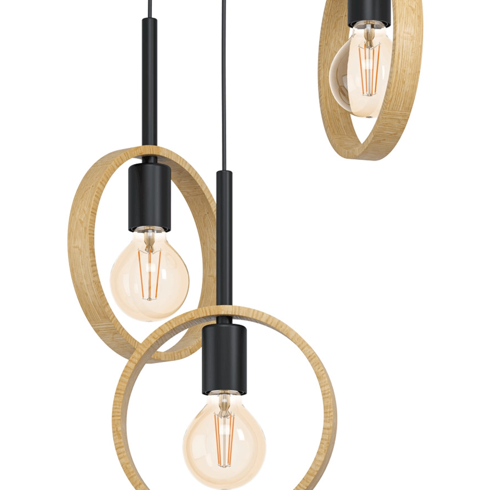 Vide hanglamp Ipsden 3-lichts Eglo 9002759435516