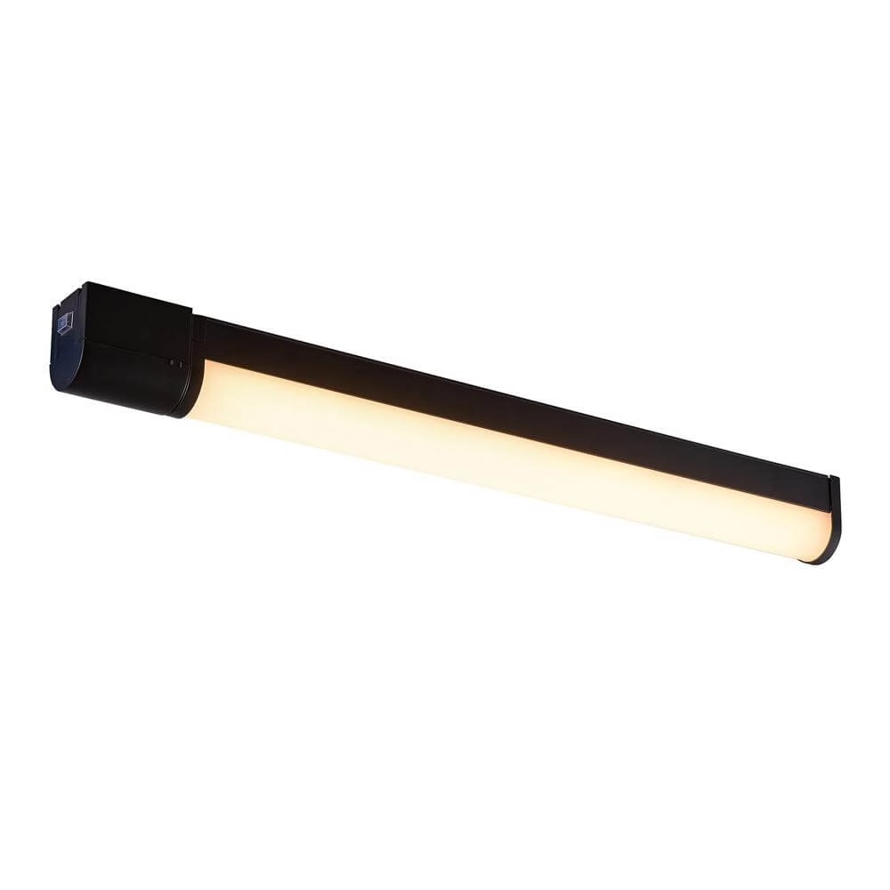 Strakke wandlamp Malaika M zwart