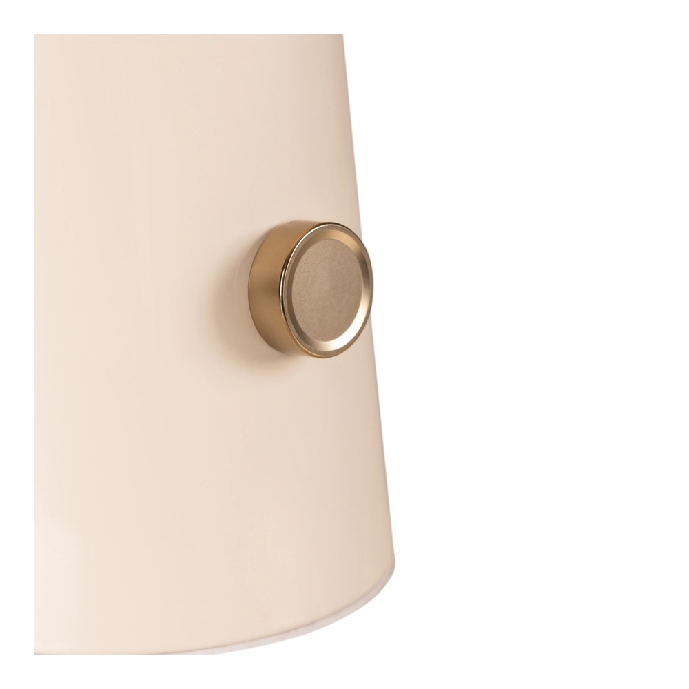 Tafellamp Barone crème 38cm Lucide Vibes 5411212650108