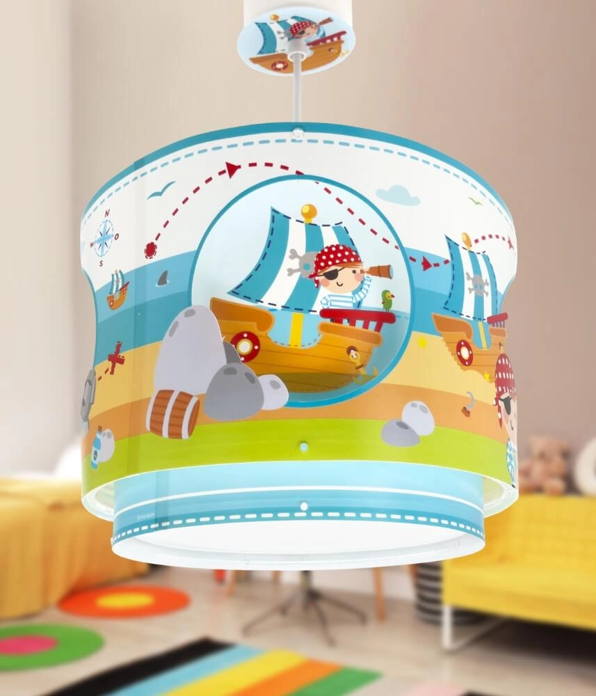 Kinderkamer hanglamp Pirate Island Ø 26cm Dalber 8420406606521