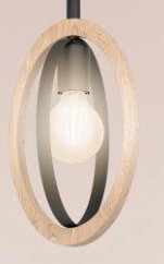Houten hanglamp Basildon Eglo 9002759434618