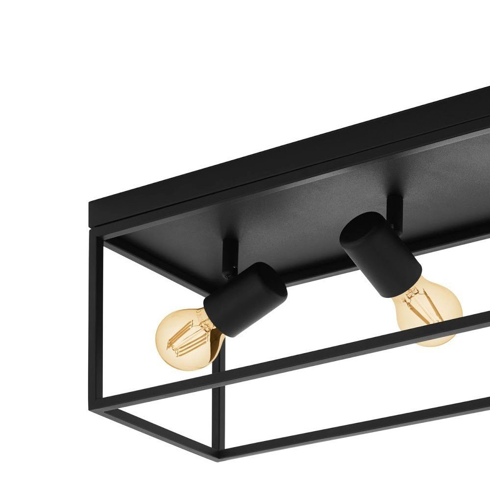 Zwarte plafondlamp Silentina Eglo 9002759983338