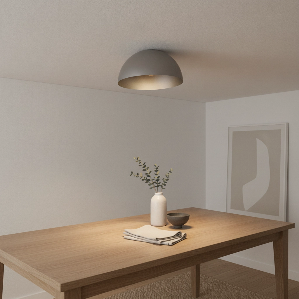 Plafondlamp Onia zwart Ø 50cm